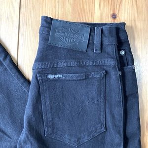 Super High-Waist Harley Davidson Black Jeans 8